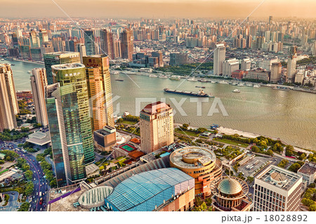 Skyscrapers, city building , Shanghai, China. Skyscrapers, city building , Shanghai, China. 18028892
