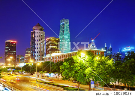 Evening, night modern Beijing Evening, night modern Beijing 18029023