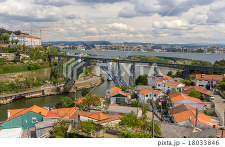 Maria Pia Bridge in Porto, constructed by Eiffel 18033846