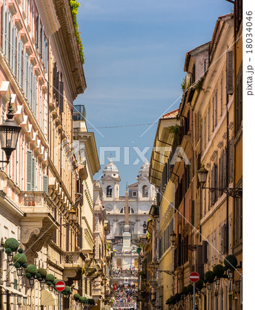 Via dei Condotti, a street in the center of Rome Via dei Condotti, a street in the center of Rome 18034046