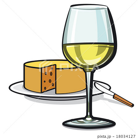 white wine and cheese 18034127