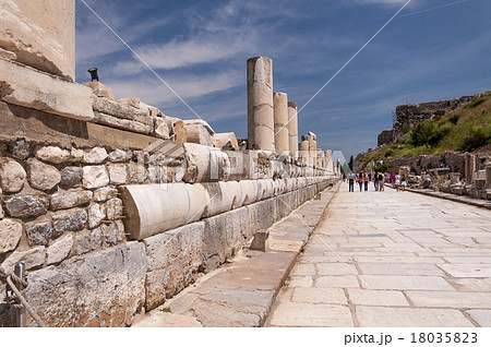 Marble street, Ephesus ancient city, Turkey Marble street, Ephesus ancient city, Turkey 18035823