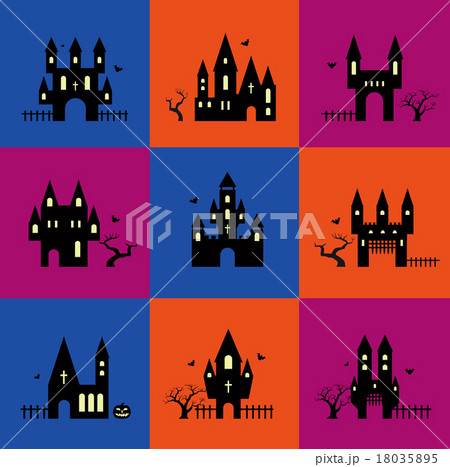 Halloween silhouettes  18035895