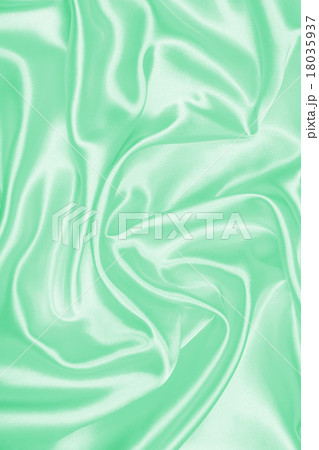 Smooth elegant green silk or satin texture  18035937