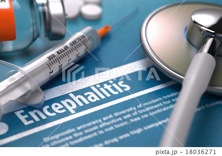 Diagnosis - Encephalitis. Medical Concept. 18036271