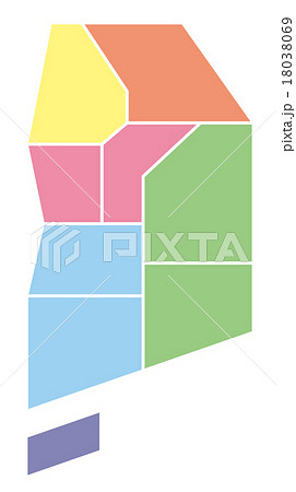 韓国の地図 韓国の地図 18038069