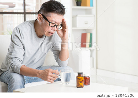 Mature Asian man headache Mature Asian man headache 18041506