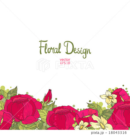 Floral Frame 18043316