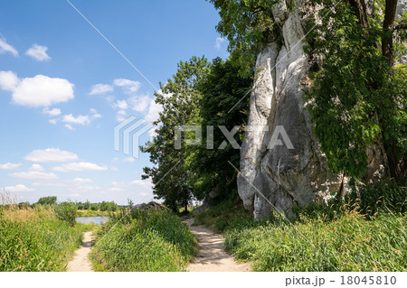 Limestone rocks in Tyniec (Poland) Limestone rocks in Tyniec (Poland) 18045810