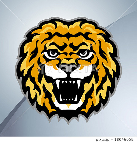 Lion Head Mascotのイラスト素材