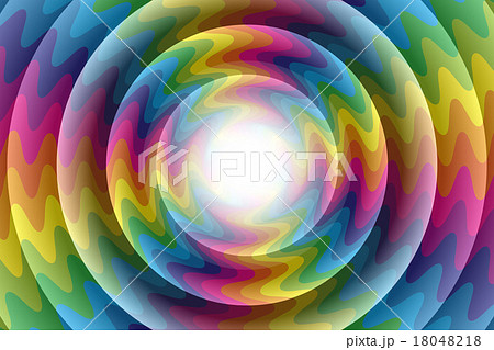 背景素材壁紙 虹 虹色 レインボー レインボーカラー 七色 カラフル 円 輪 サークル リング 環状のイラスト素材