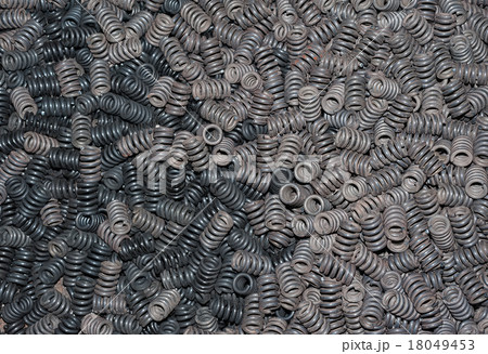 Background of metal springs for making binding 18049453