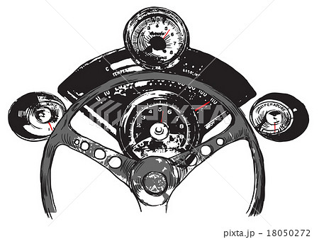 Vanishing Point, Vector - Muscle Car Interior 18050272
