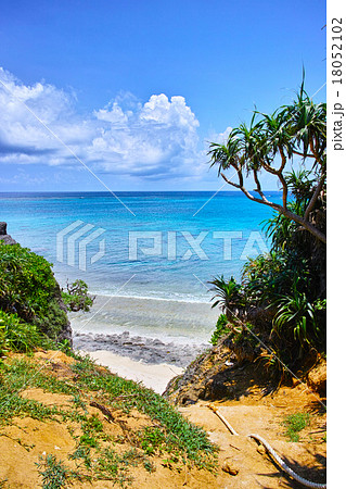 池間島ロープへの入り口 18052102