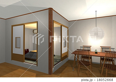 小上がりのあるリビングダイニング 小上がりのあるリビングダイニング 18052668