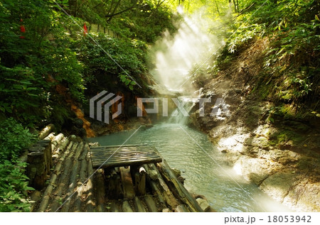 登別温泉　大湯沼川 18053942