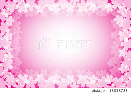 背景素材壁紙 桜の花 さくら 花 華 満開 サクラの木 桜色 ピンク色 桃色 春 3月 4月 花見 のイラスト素材