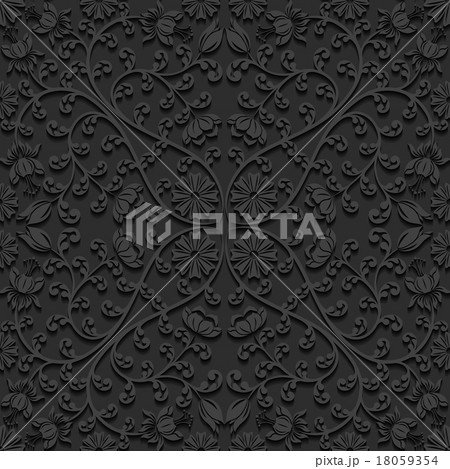 Seamless floral pattern. Vector illustration. Seamless floral pattern. Vector illustration. 18059354