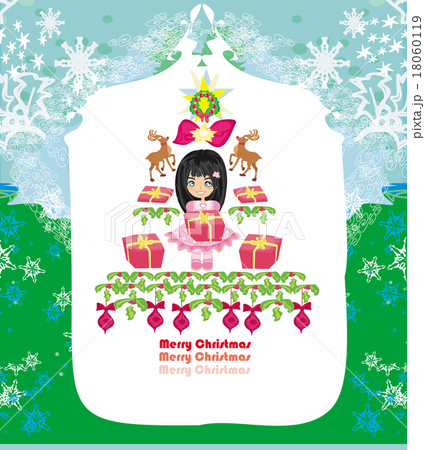 Abstract Christmas card 18060119