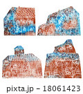 Hand drawn watercolor cute houses. Raster version. 18061423