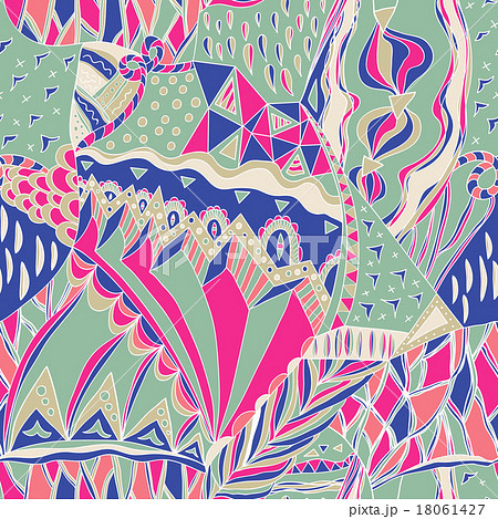 Traditional ornamental paisley bandanna. 18061427