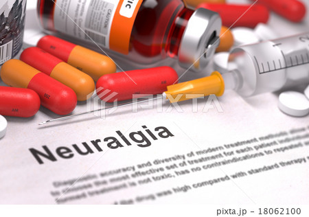 Diagnosis - Neuralgia. Medical Concept. 18062100