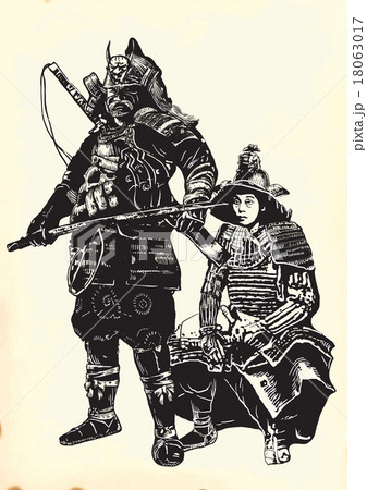 Vector from Japan Culture - Samurai, Shogun 18063017