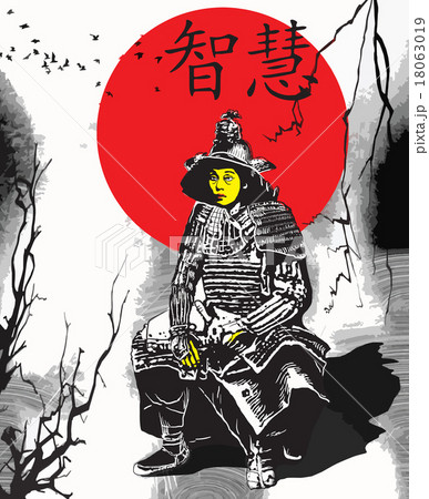Vector from Japan Culture - Samurai, Shogun Vector from Japan Culture - Samurai, Shogun 18063019