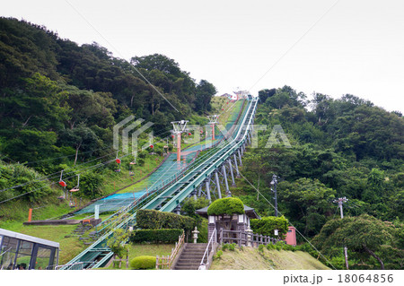 福井県三方五湖の梅杖岳山頂公園のケーブルカー 福井県三方五湖の梅杖岳山頂公園のケーブルカー 18064856
