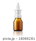 Glass nasal spray bottle. 18066281