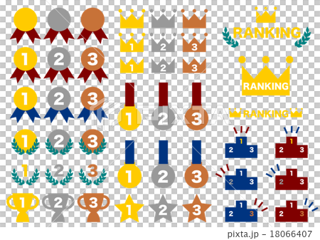 Ranking icon set Ranking icon set 18066407