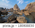橋杭岩の夕景　南紀　串本　和歌山　 18068830