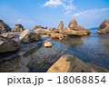 橋杭岩の夕景　串本　南紀　奇岩 18068854