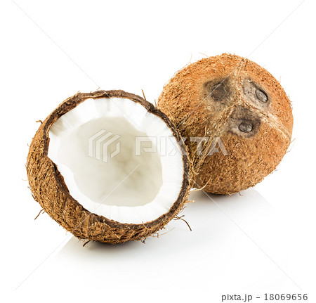 Coconuts isolated on white background Coconuts isolated on white background 18069656