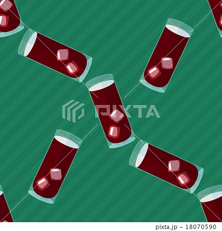 Seamless flat pattern with cocktail glasses 18070590