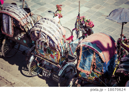 Rickshaw public transport in cities 18070624