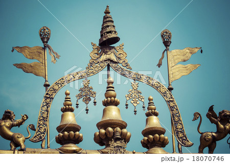 Temples of Durbar Square in Bhaktapur, Kathmandu 18070746