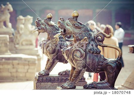 Temples of Durbar Square in Bhaktapur, Kathmandu 18070748