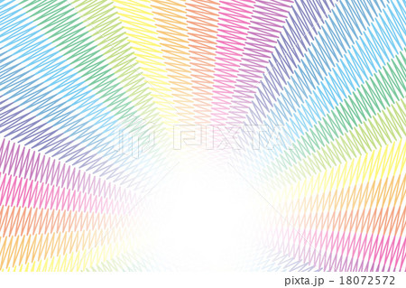 背景素材壁紙 落書 らくがき いたずら 虹色 レインボーカラー 七色 カラフル 放射状 マジック書きのイラスト素材
