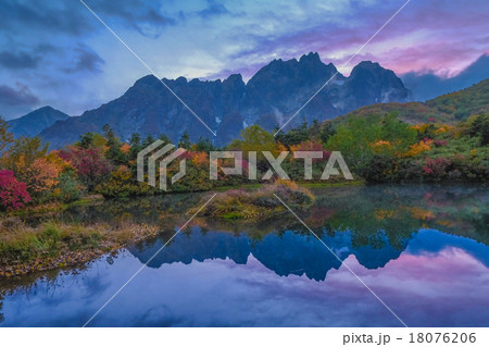 仙人池夕景 18076206