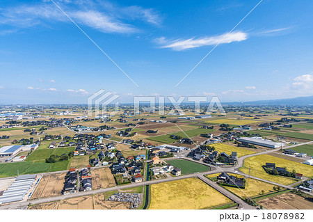 【富山県】小矢部市・田園風景 【富山県】小矢部市・田園風景 18078982