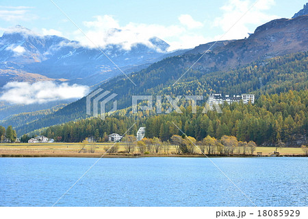 スイス サンモリッツ(シルス・マリア) シルス湖 スイス サンモリッツ(シルス・マリア) シルス湖 18085929