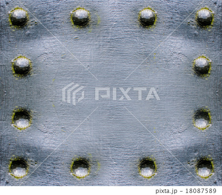 grunge metal plate texture or background 18087589