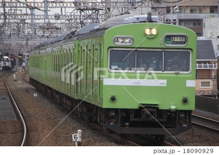 ［JR-Q］大和路線103系電車（8両編成：大阪環状線直通列車） 18090929