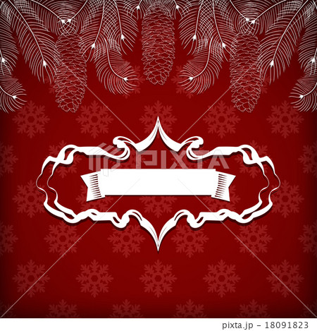 Christmas greeting card vector 18091823