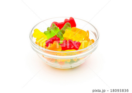 クマ型グミの写真素材