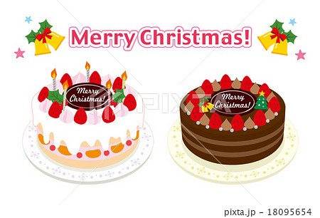 クリスマスケーキ イラストのイラスト素材 18095654 Pixta