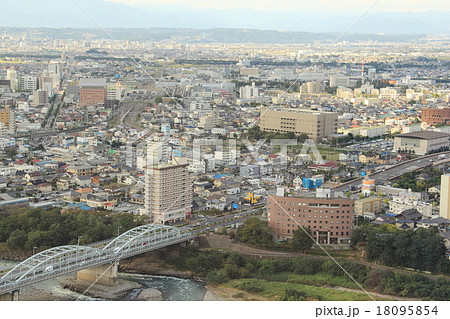 群馬県庁展望ホールより前橋市風景 群馬県庁展望ホールより前橋市風景 18095854