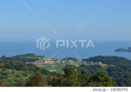 牛窓オリーブ園から瀬戸内海の景色 18096793