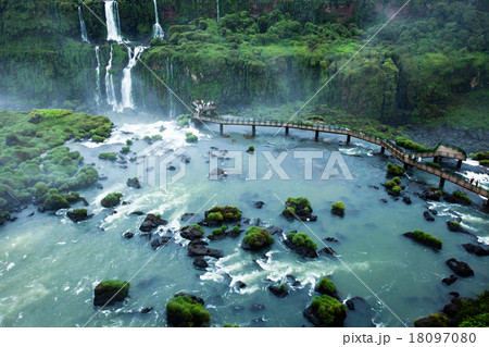 Iguassu Falls, the largest series of waterfalls Iguassu Falls, the largest series of waterfalls 18097080